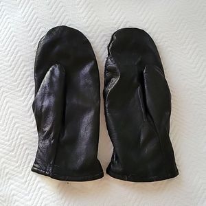 Cara by Gates Leather and Fur Mittens- XL
